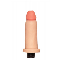 Pênis cybercom vibrador externo e cinto 16x4cm