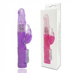 Vibrador Rabbit rotativo boboleta