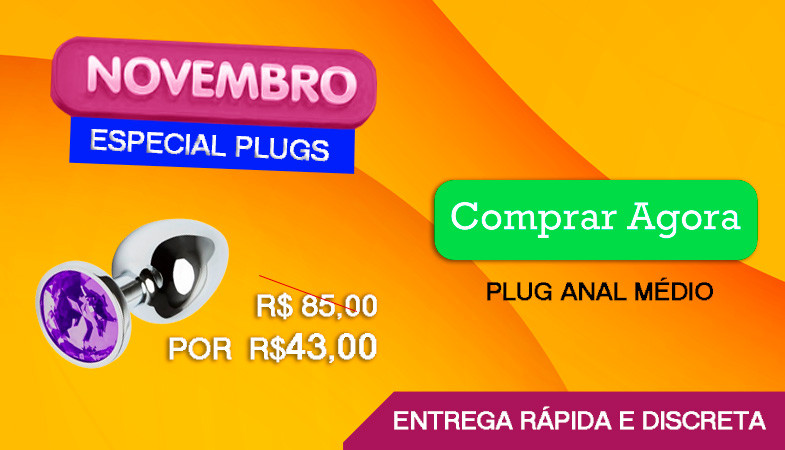 Plug Anal Médio Novembro Promocional